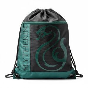 Harry Potter World Slytherin Drawstring Backpack